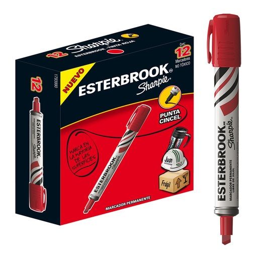 MARCADOR ESTERBROOK ROJO