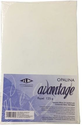 PAPEL OPALINA CARTA BLANCO 125grs C/100