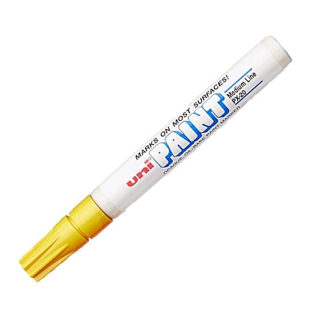 MARCADOR UNI PAINT PX 20 AMARILLO