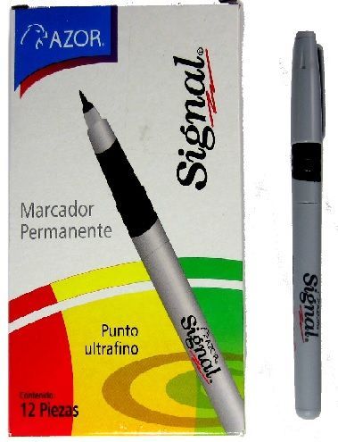 MARCADOR AZOR SIGNAL ULTRAF. NEGRO
