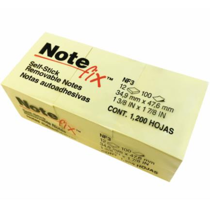 POSTIT 3M NOTE FIX NF3 1.5 X 2
