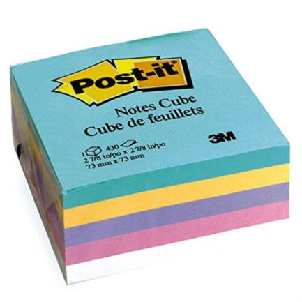 POSTIT 3M CUBO PASTEL 2018