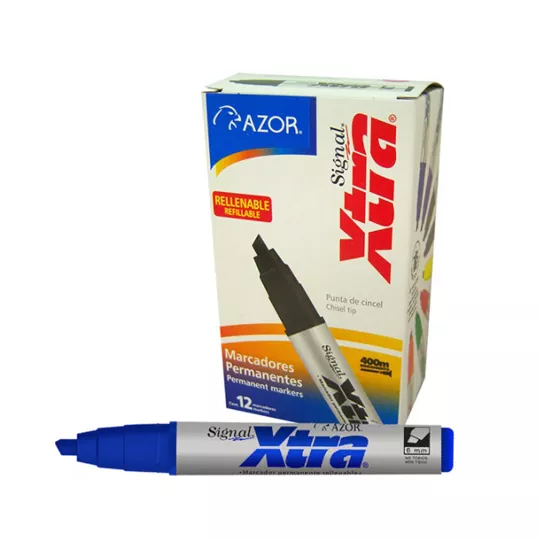 MARCADOR AZOR SIGNAL EXTRA AZUL