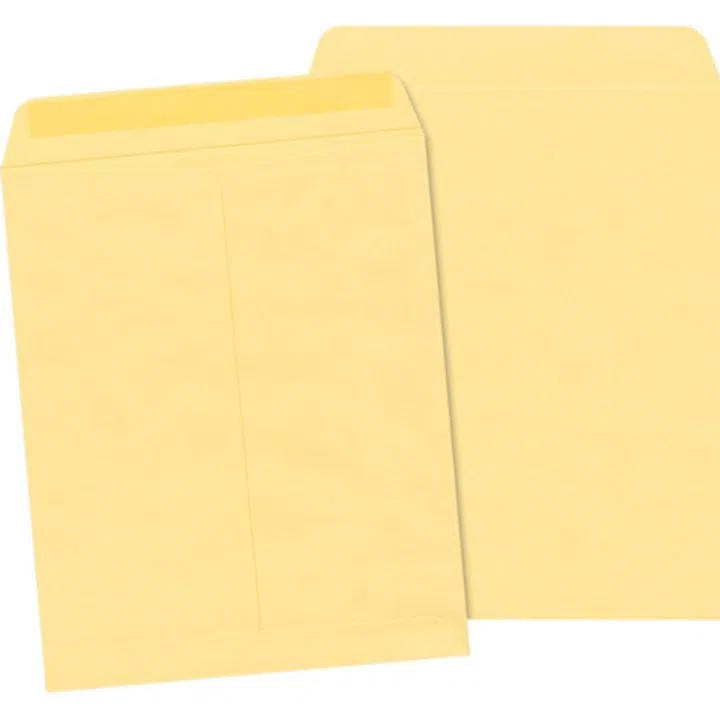 SOBRE BOLSA AMARILLO TAMAÑO CARTA