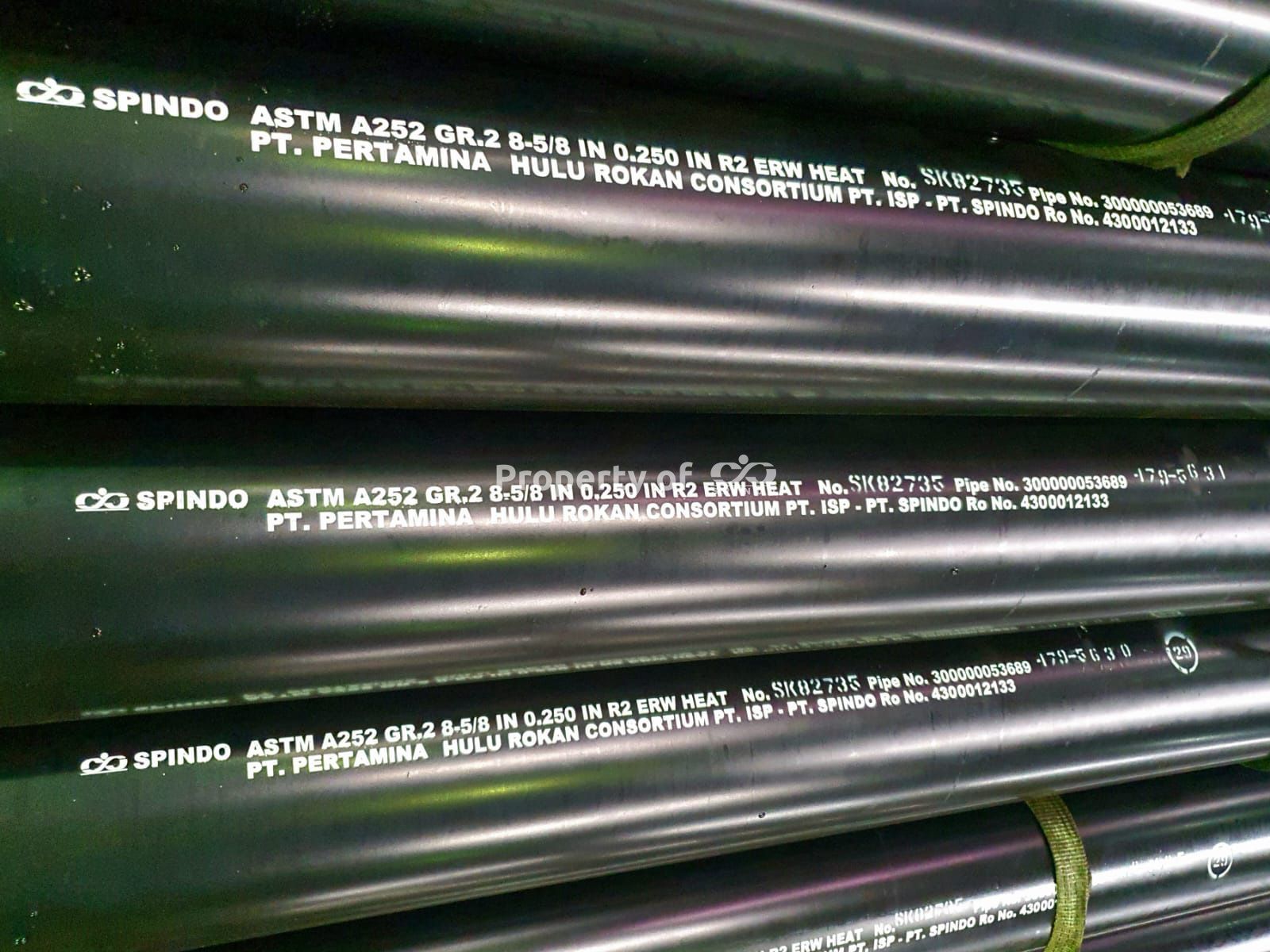 ASTM A252 SPINDO standard for government projects
