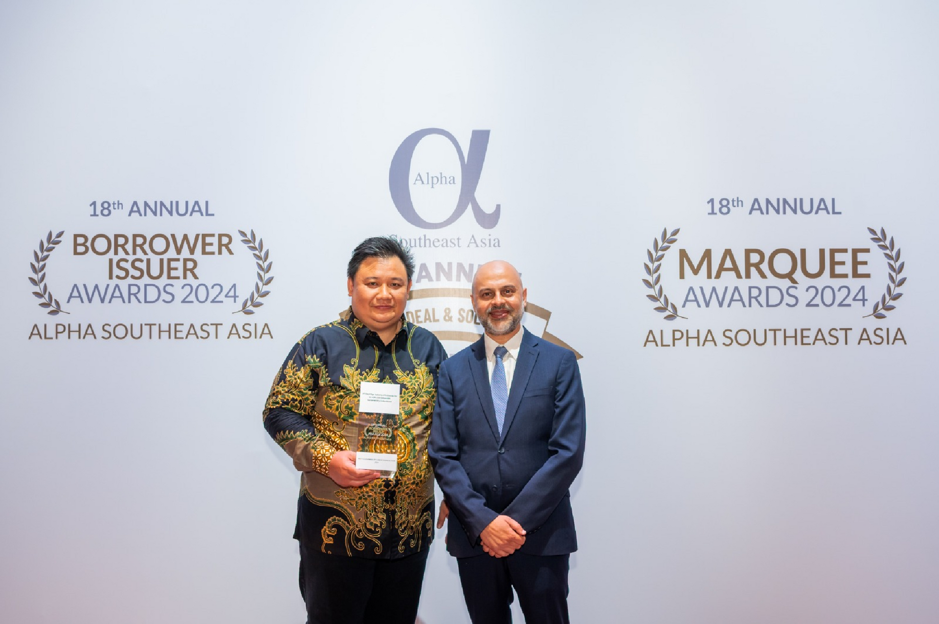 Award Reception by Mr. Johanes W. Edward