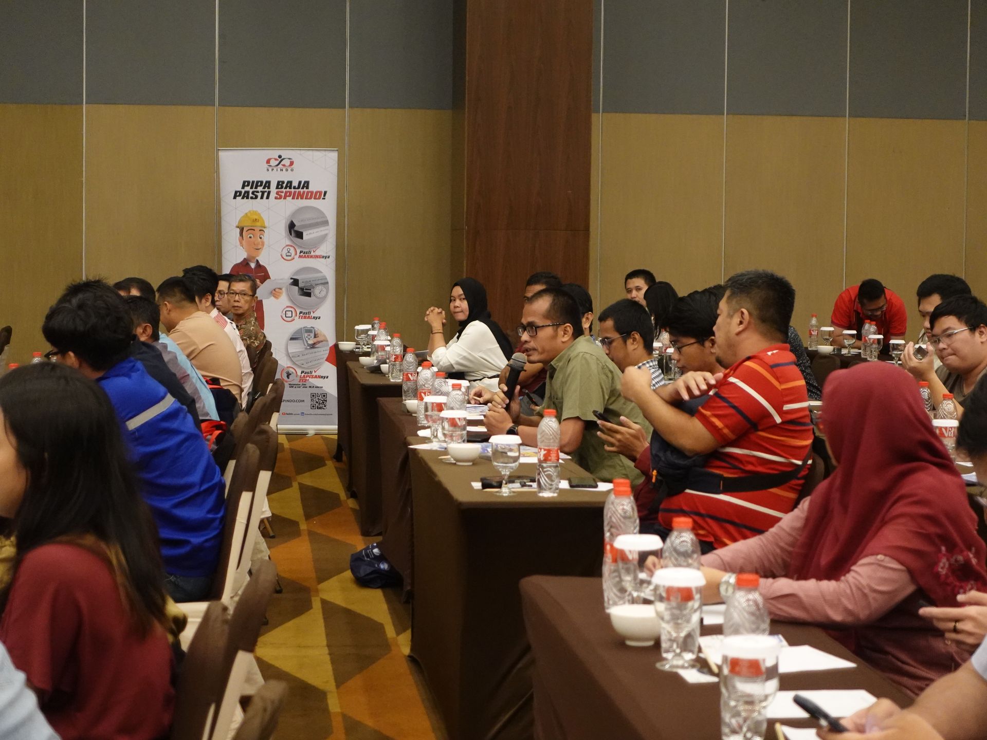 Sesi tanya jawab untuk lebih mengenal produk SPINDO