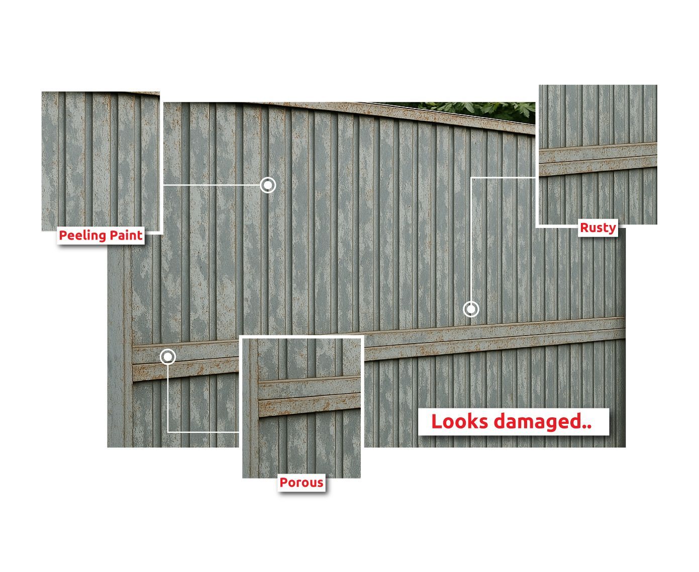 Damage to Fence Due to Thin Pipe Protective Coating