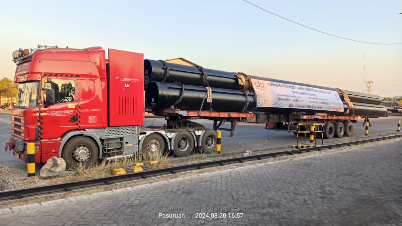 Delivery of Steel Pipe for PT PAL INDONESIA (PERSERO) Project
