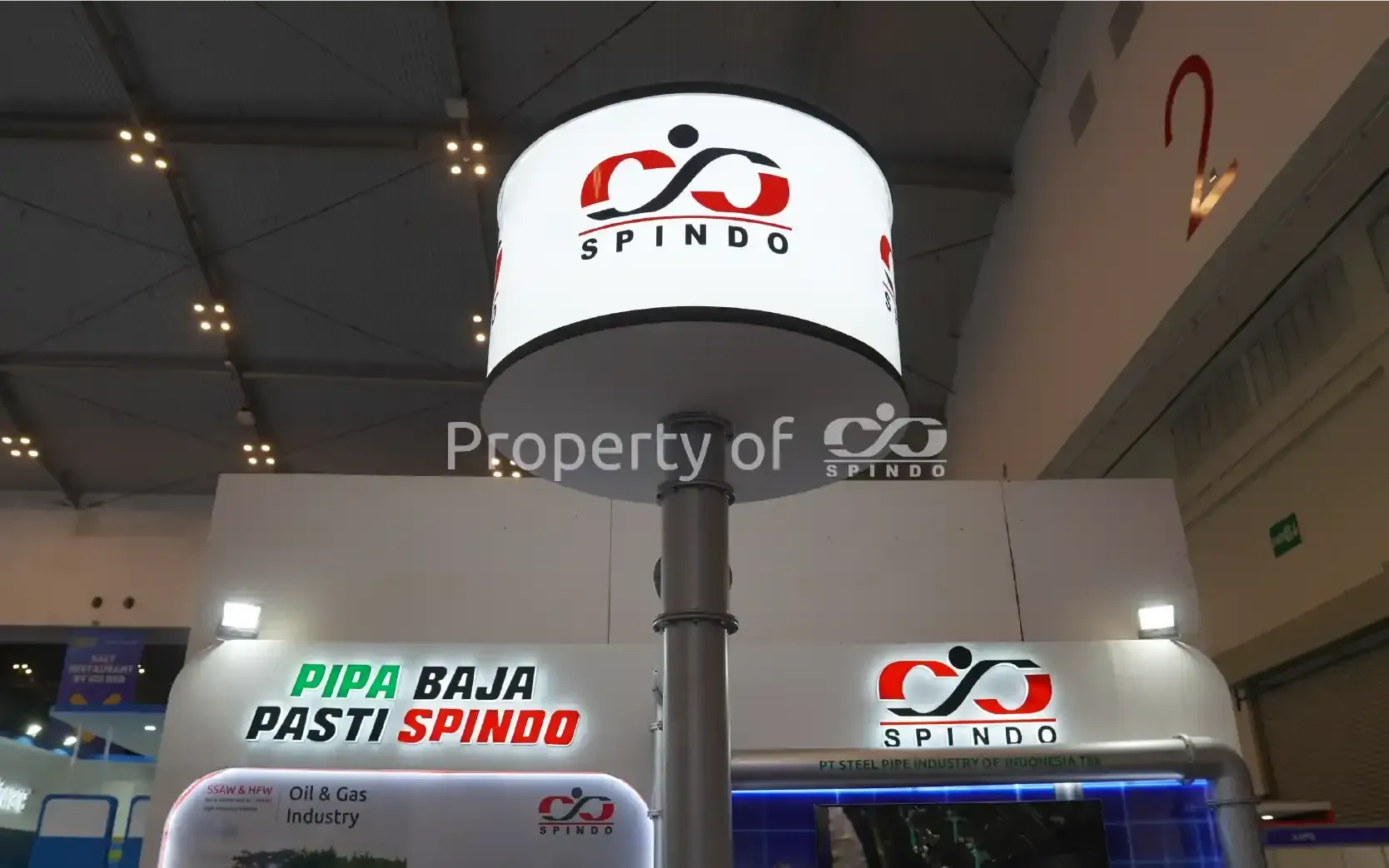Konsep booth SPINDO The Spiral Beacone di IPA CONVEX 2026
