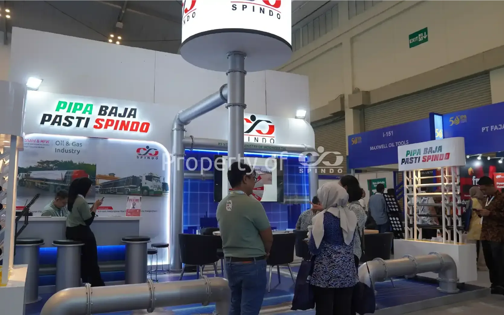 Booth SPINDO perdana di pameran IPA CONVEX 2026