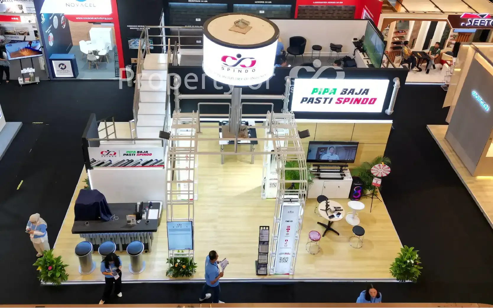 SPINDO Booth at IndoBuildTech Tangerang 2026