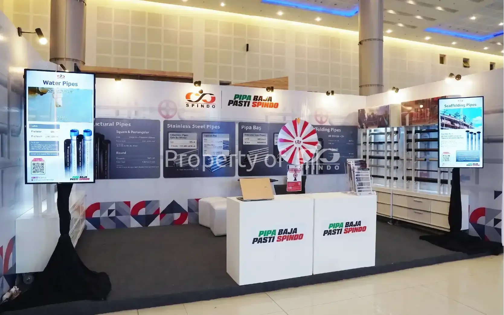SPINDO Booth at Konstruksi Jawa Timur

