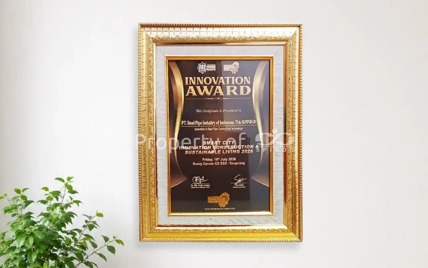 Penghargaan Innovation Award SPINDO di IBT Tangerang 2026

