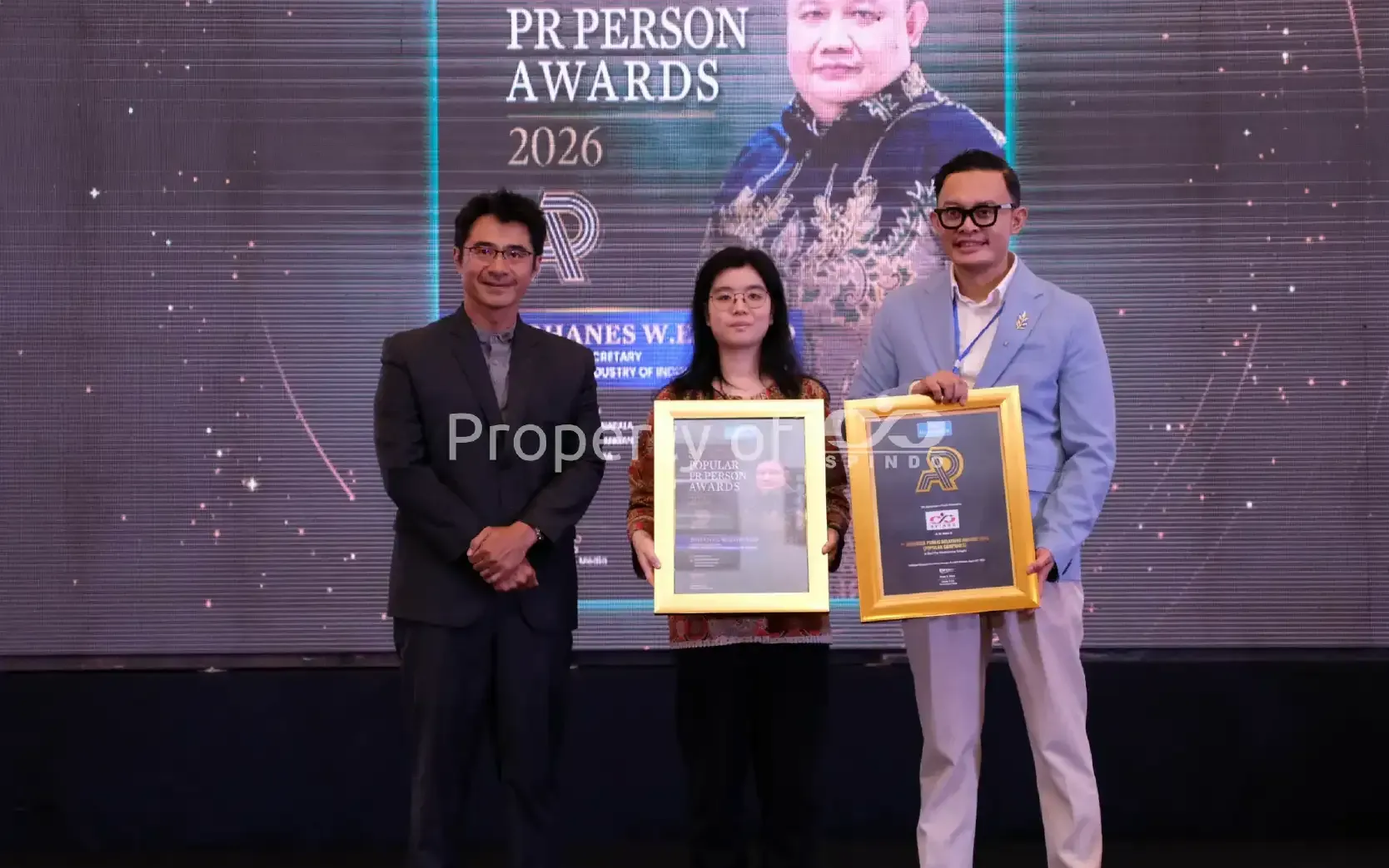 Penghargaan yang diterima SPINDO yang diselenggarakan The Iconomics