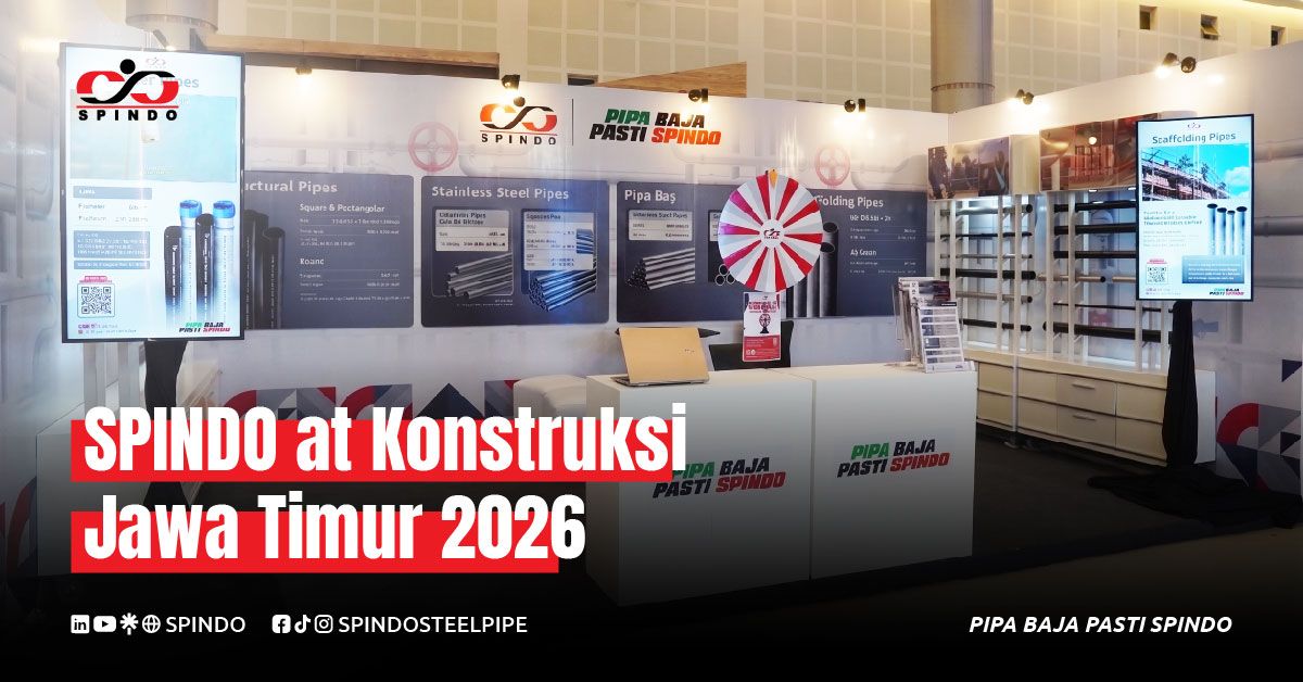 SPINDO Showcases Steel Pipe Solutions for Construction and Infrastructure at Konstruksi Jawa Timur 