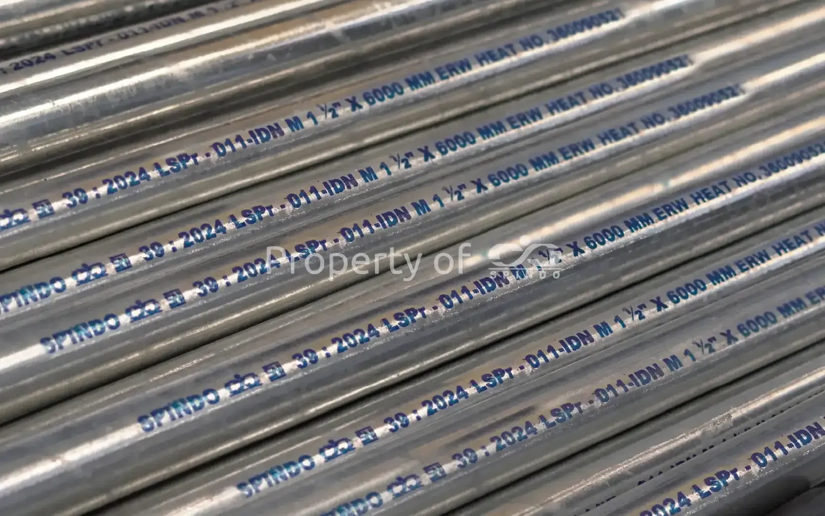 Produk pipa baja SPINDO yang mendukung kebutuhan proyek
