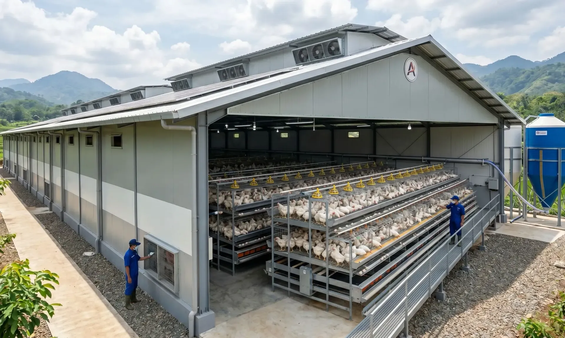 kandang ayam modern