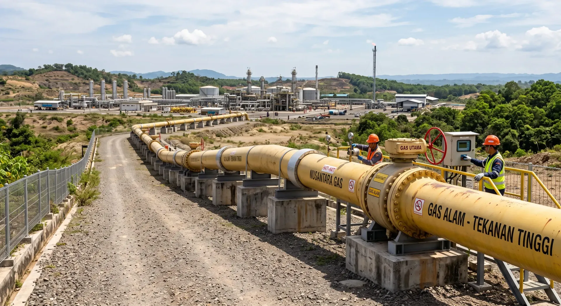 pipa baja untuk gas
