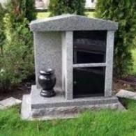 columbarium with vase