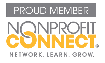 The nonprofit connect logo is a proud member of the nonprofit connect network.