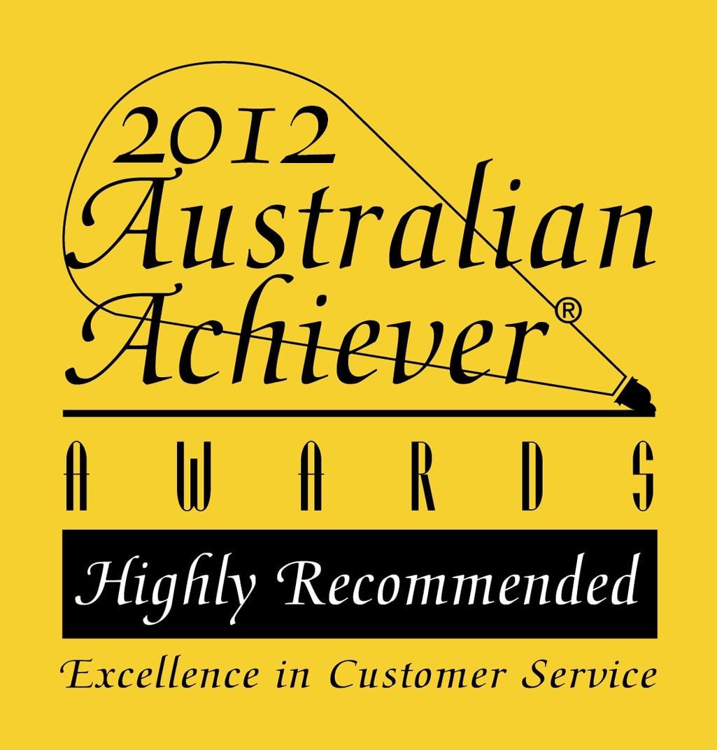 2012 Australian Achiever Awards HIGHLY RECOMMENDED
