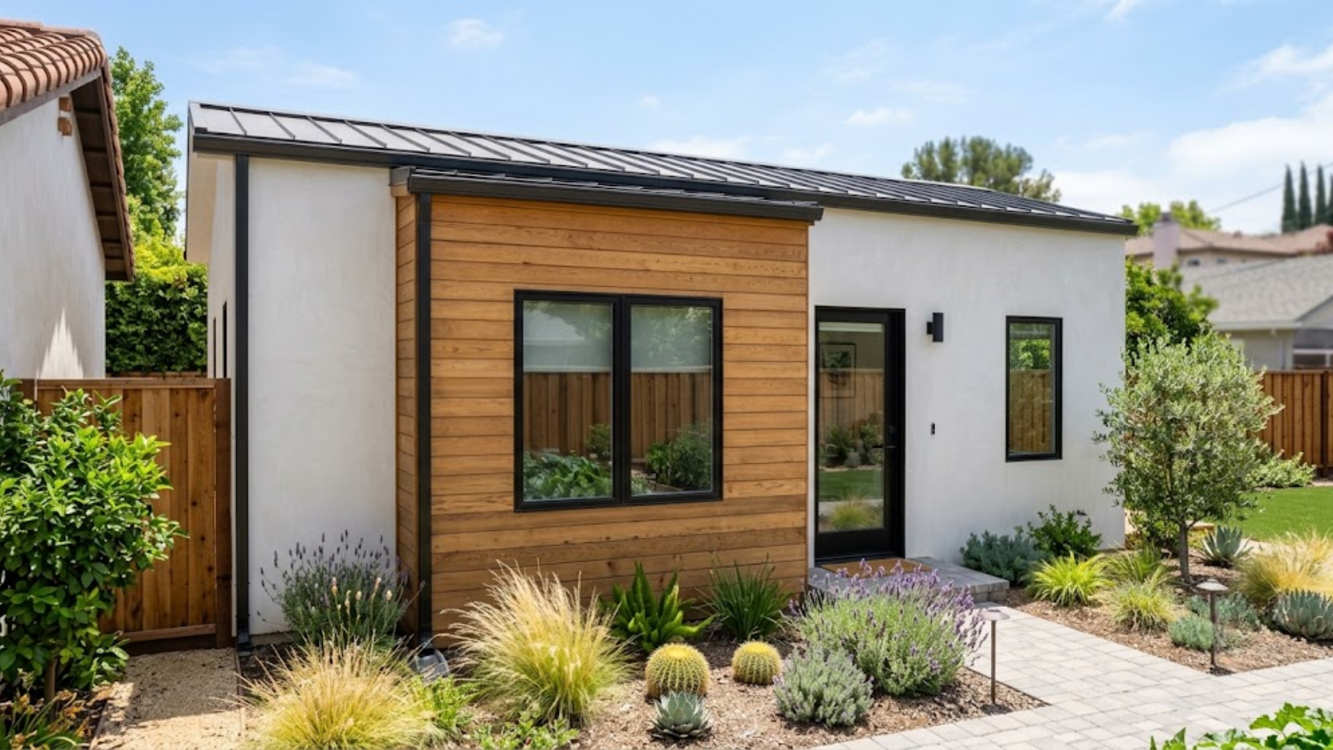 garage conversion for ADU construction in Van Nuys