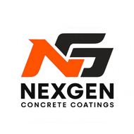 NEXGEN Concrete Coatings logo in black and orange with stylized NG lettering