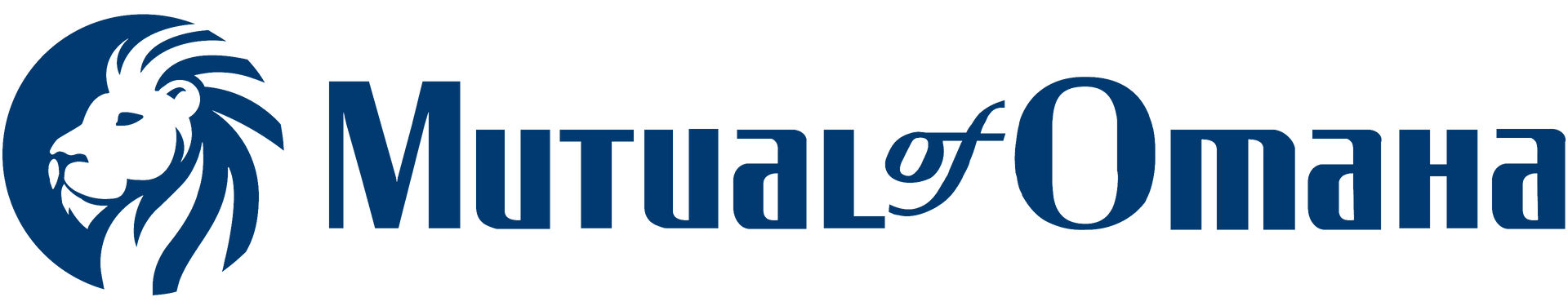 Mutual of Omaha logo with lion