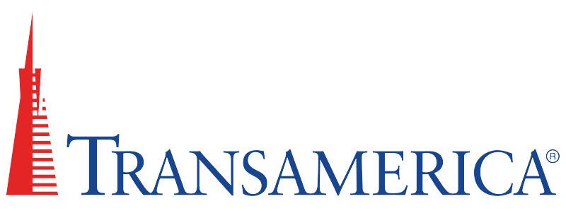 Transamerica logo with tower shape.