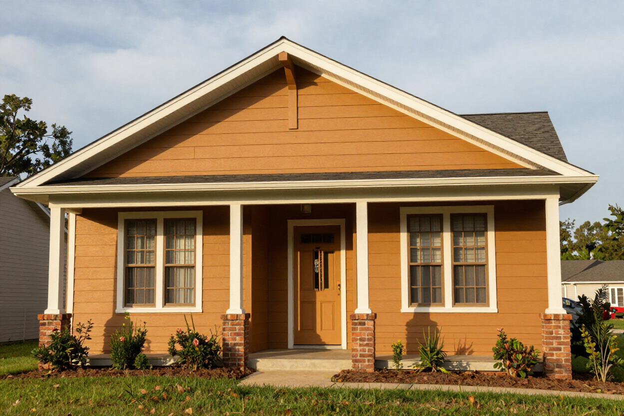 Painted craftsman bungalow in Homewood, AL