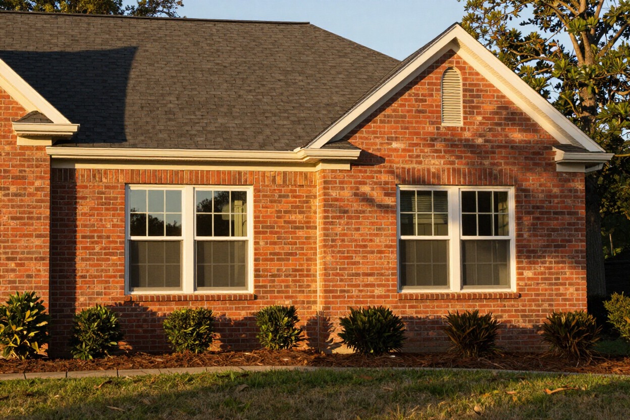 Painted brick ranch home in Irondale, AL