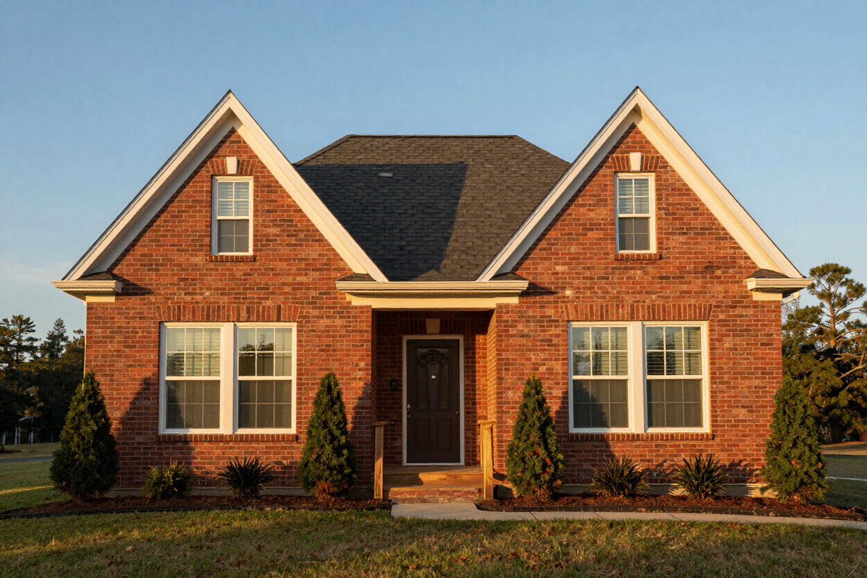 Painted brick ranch home in Bessemer, AL