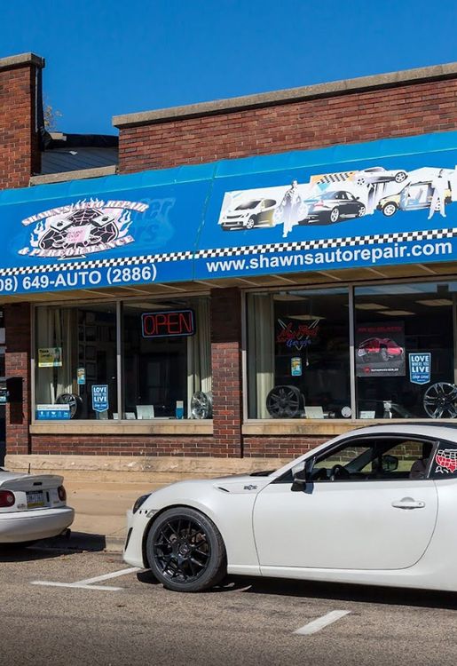 Outside Shawn's Auto Repair shop | Shawn's Auto Repair and Performance