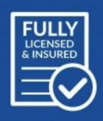 Fully Licensed and Insured Icon
