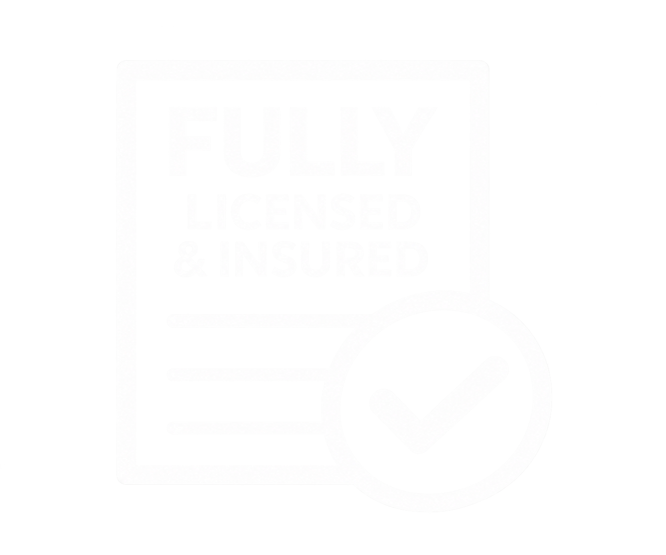 Fully Licensed and Insured Icon