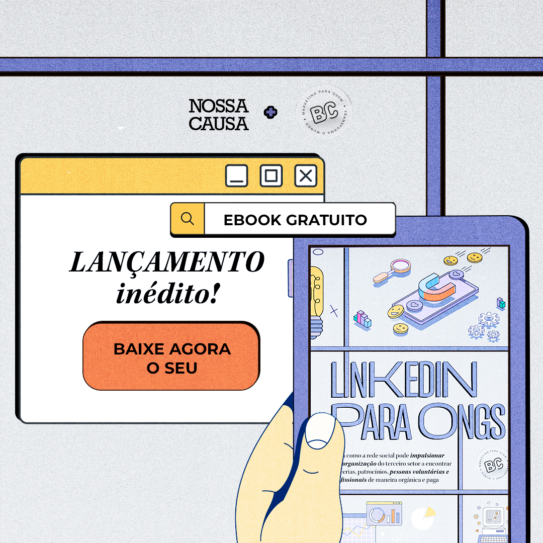 Baixe nosso ebook gratuito Linkedin para ONGS
Um guia completo de marketing no LinkedIn feito para o terceiro setor