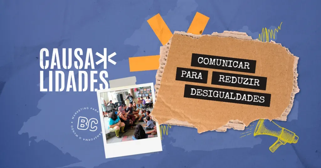 Um cartaz que diz causa lidades