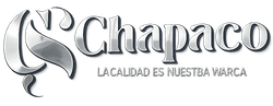 Chapaco logo in black and gray with the tagline “La calidad es nuestra marca”