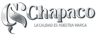 Chapaco logo in black and gray with the tagline “La calidad es nuestra marca”