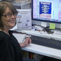woman at computer