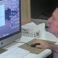 man at computer