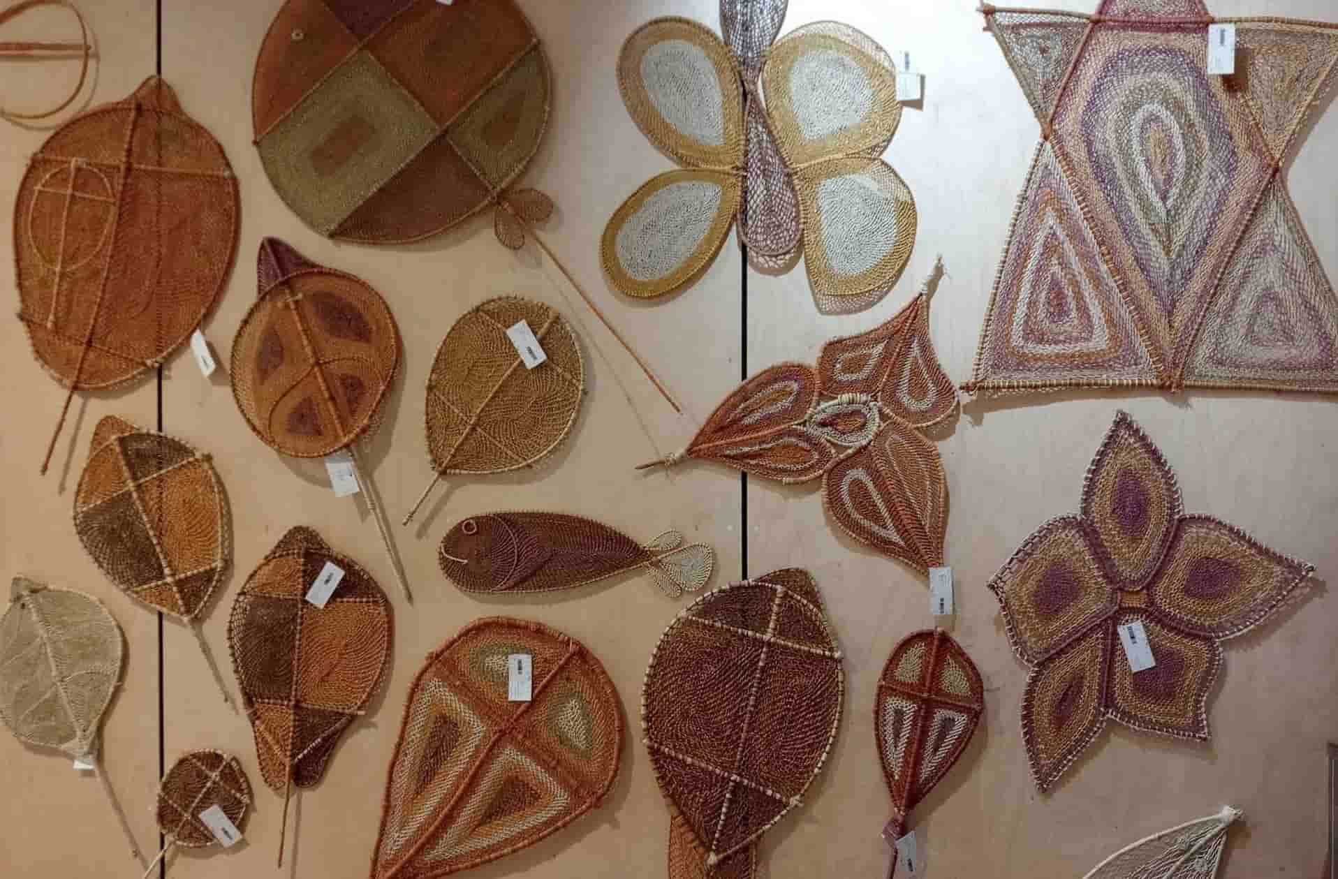 Handcrafted Woven Art Pieces in Various Shapes — NT Driver Guide - Escorted Touring & Transfers in Darwin City, NT