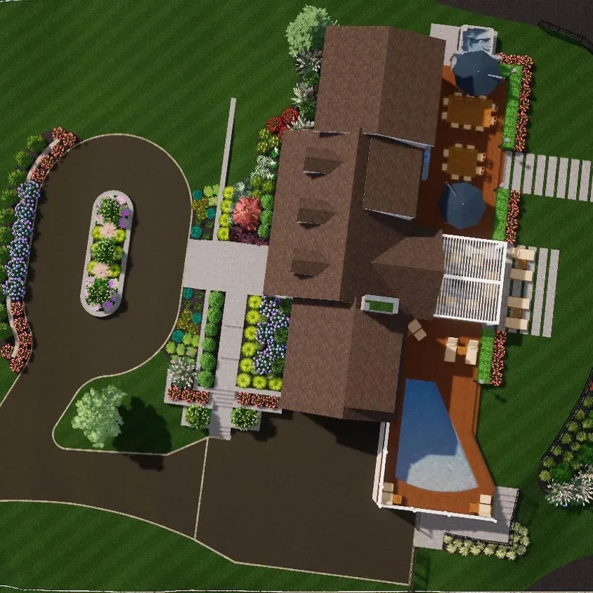 3d landscape design process in melville ny