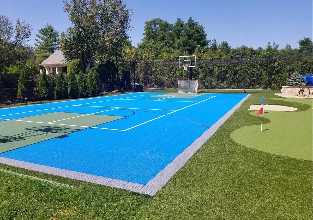 basketball court installation in melville ny