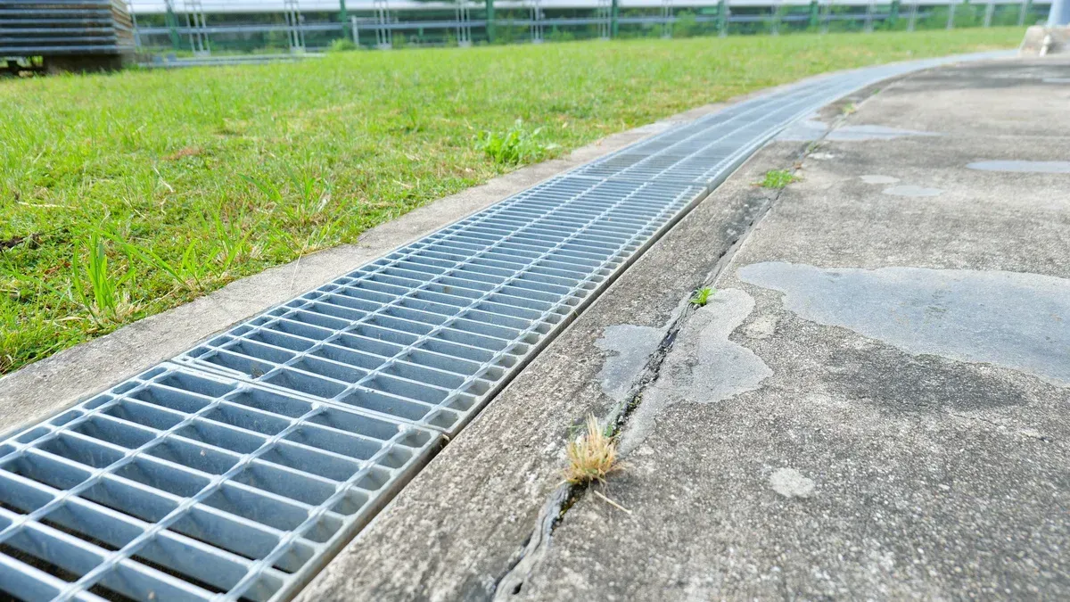 channel drain installation in melville ny