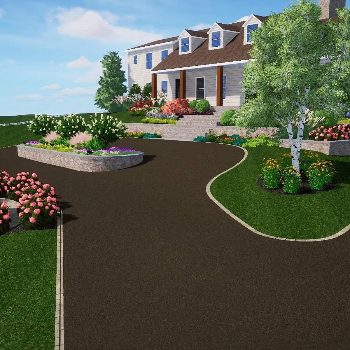custom 3d landscape planning process in melville ny