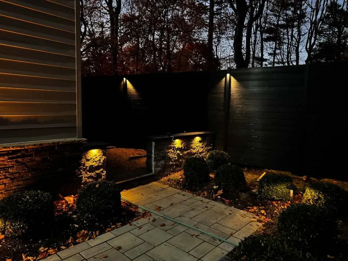 landscape lighting site planning in melville ny