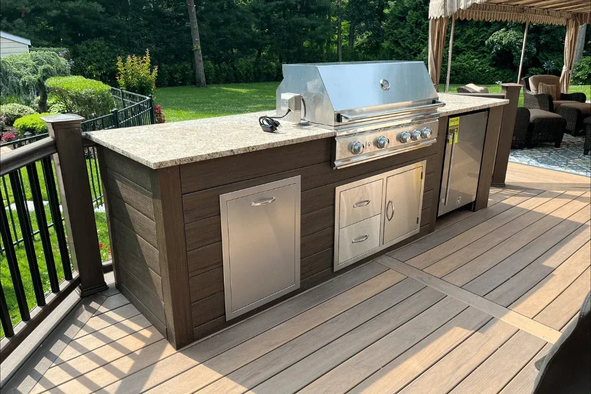 outdoor kitchen design and installation in huntington ny