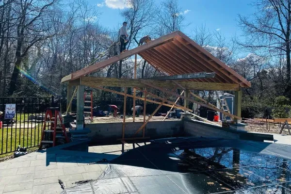 pergola and pavilion construction in melville ny